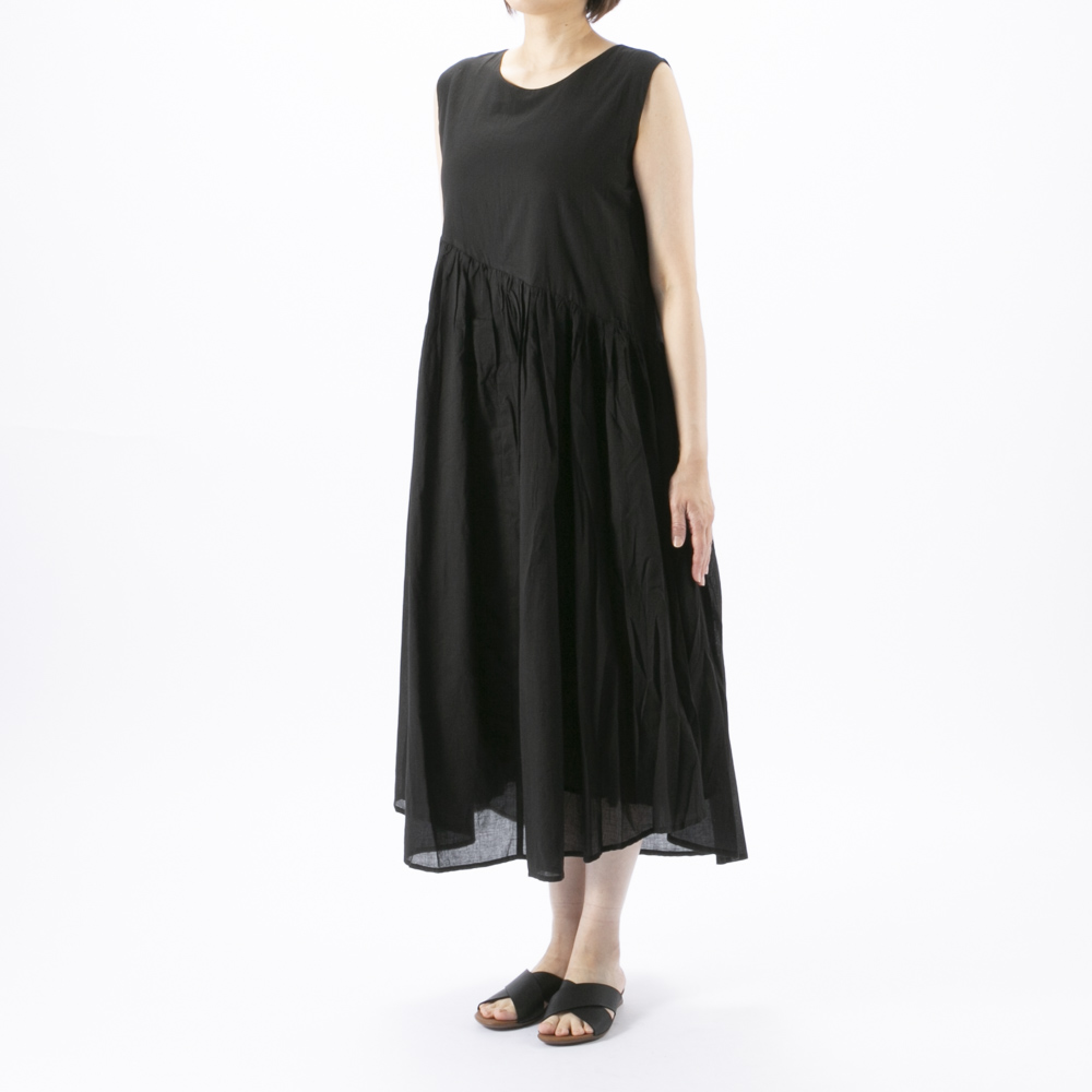 バントロア vingtrois インド綿 ノースリーブワンピース 237-33104【FITHOUSE ONLINE SHOP】