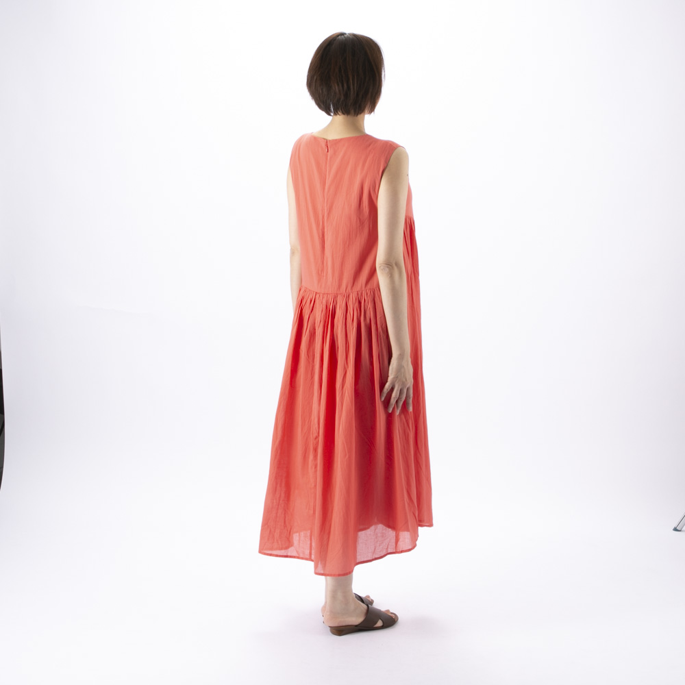 バントロア vingtrois インド綿 ノースリーブワンピース 237-33104【FITHOUSE ONLINE SHOP】