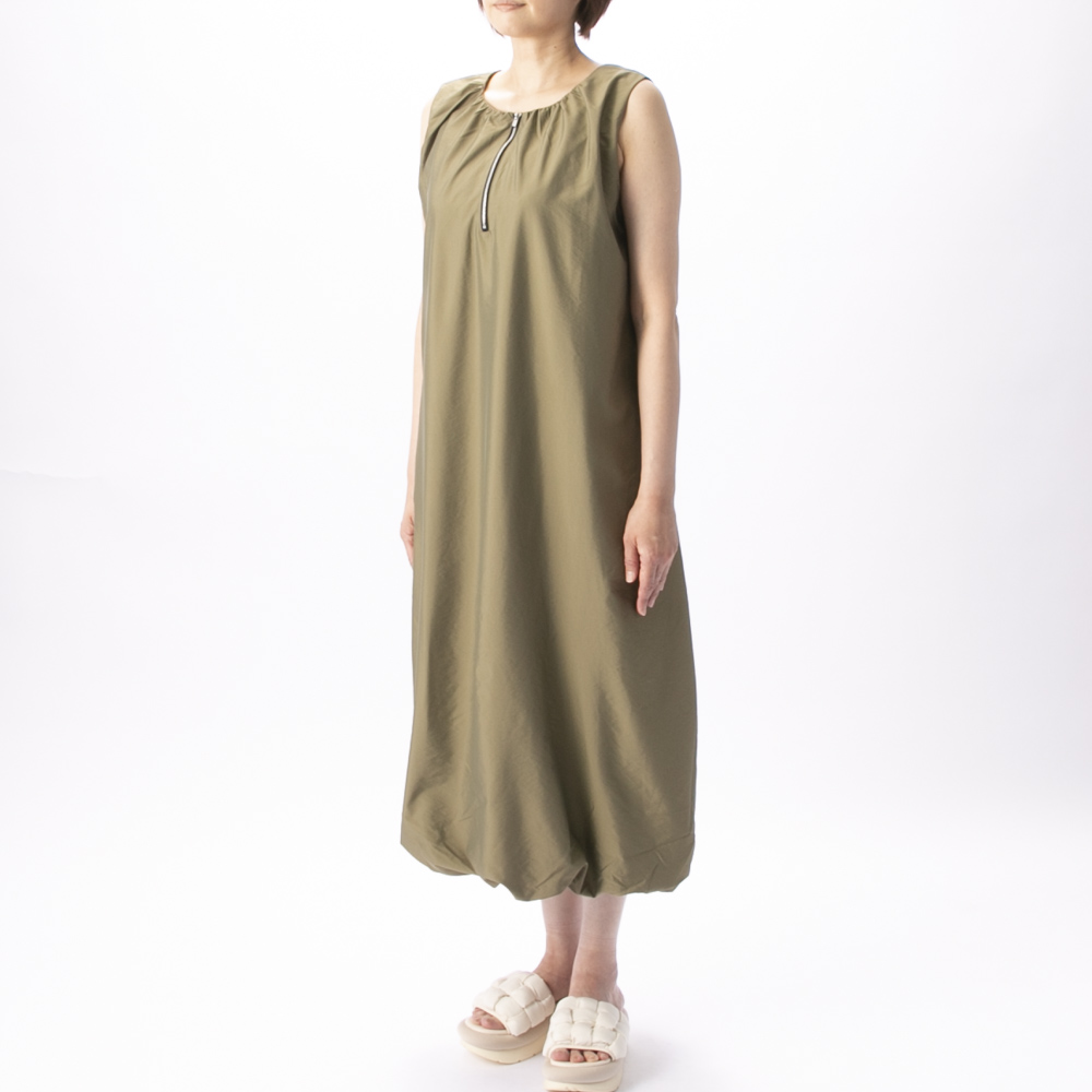 バントロア vingtrois ハーフジップ バルーンワンピース 980-33106【FITHOUSE ONLINE SHOP】