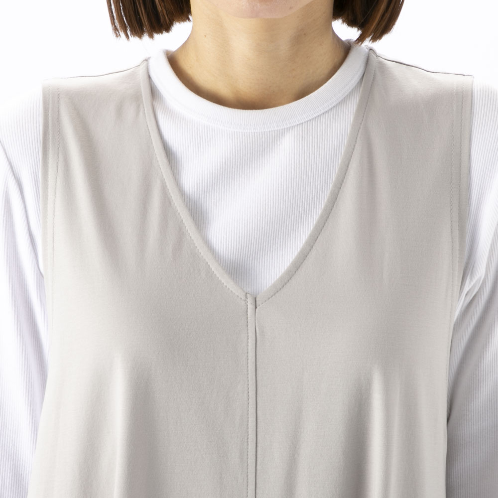 ノアジェ NOA-GE シルケットスムース ジャンパースカート 121-5317-6487/75【FITHOUSE ONLINE SHOP】