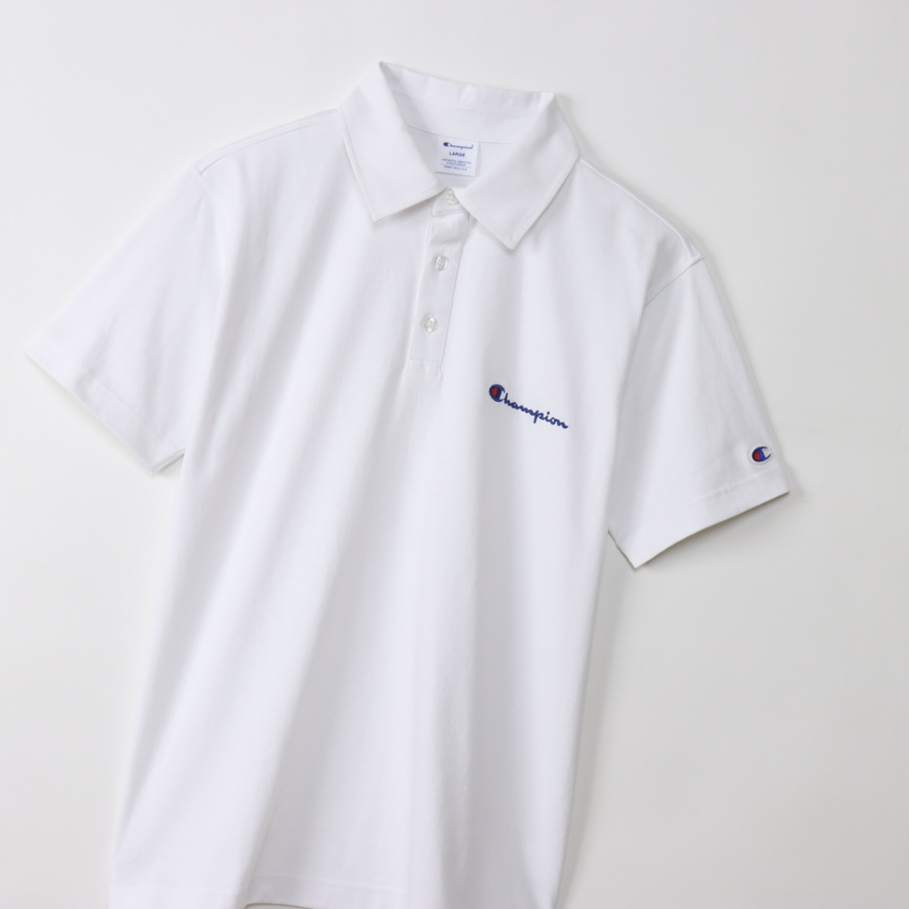 チャンピオン champion メンズトップス SHORT SLEEVE POLO SHIRT C3-X361【FITHOUSE ONLINE SHOP】