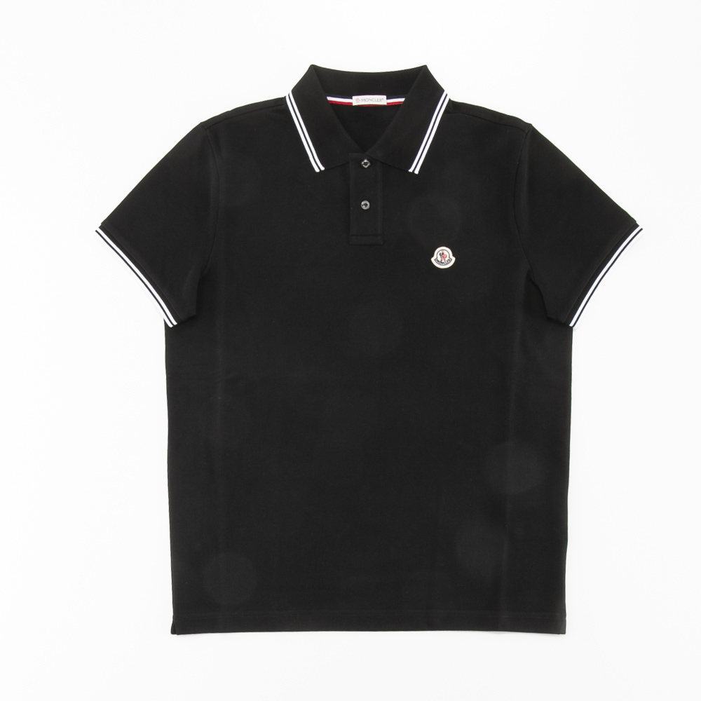 モンクレール MONCLER メンズトップス 袖口衿ライン入り 胸元パッチ付 ポロシャツ 8A000.25.84556【FITHOUSE ONLINE SHOP】