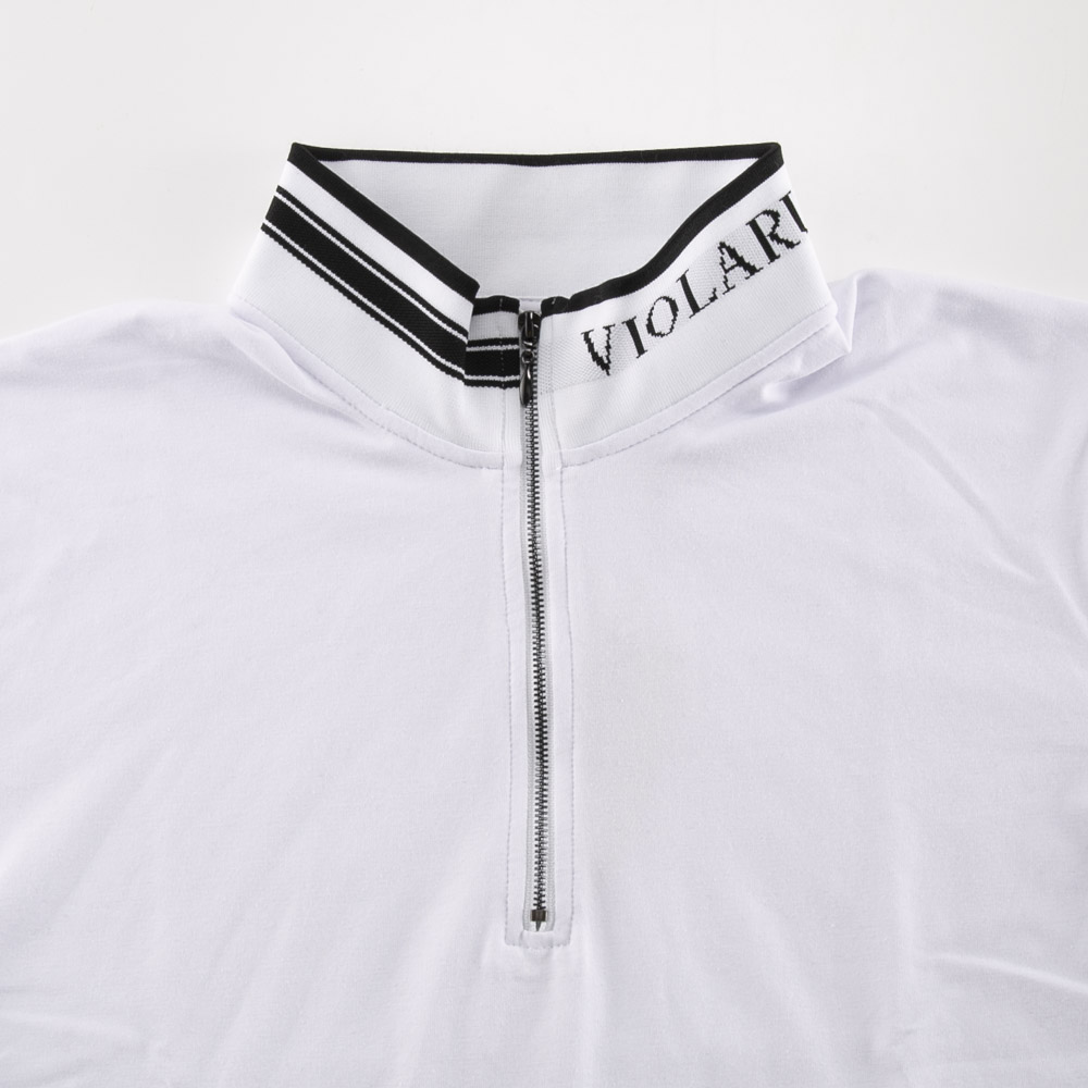 ヴィオラ VIOLA メンズトップス JQロゴZIP UPポロ Y42317【FITHOUSE ONLINE SHOP】