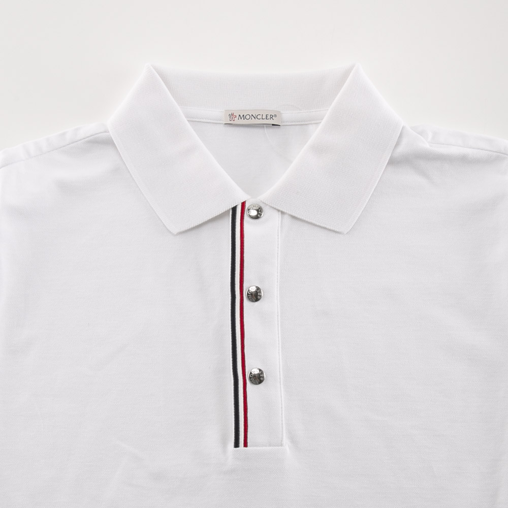 モンクレール MONCLER メンズトップス 肩ワッペン胸ボタン縦ライン入りポロシャツ 8A000/22/899P0【FITHOUSE ONLINE SHOP】