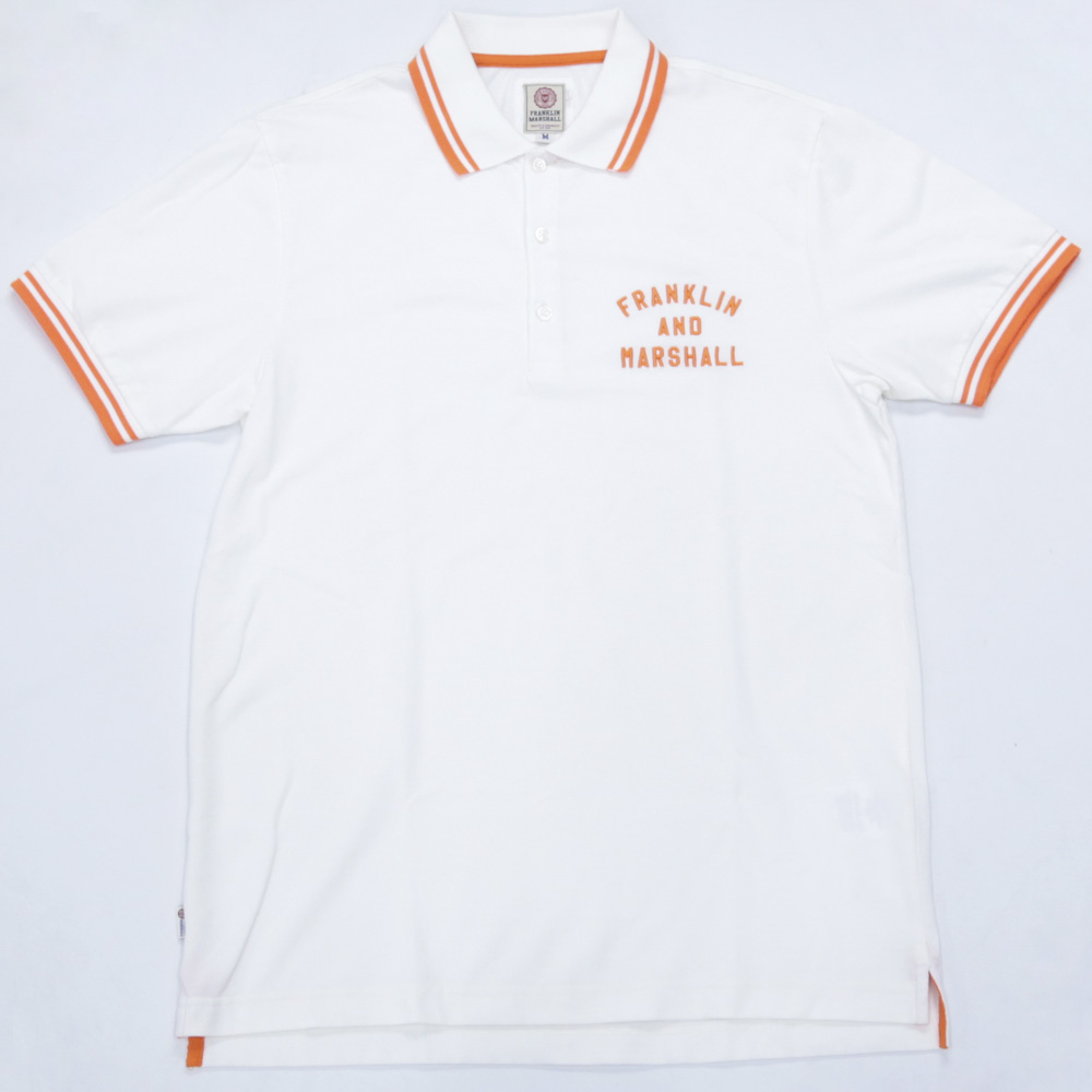 フランクリンマーシャル FRANKLIN&MARSHALL ポロシャツ PDMF134AN-WHT【FITHOUSE ONLINE SHOP】