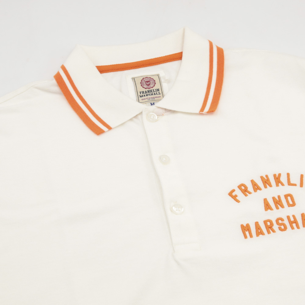 フランクリンマーシャル FRANKLIN&MARSHALL ポロシャツ PDMF134AN-WHT【FITHOUSE ONLINE SHOP】