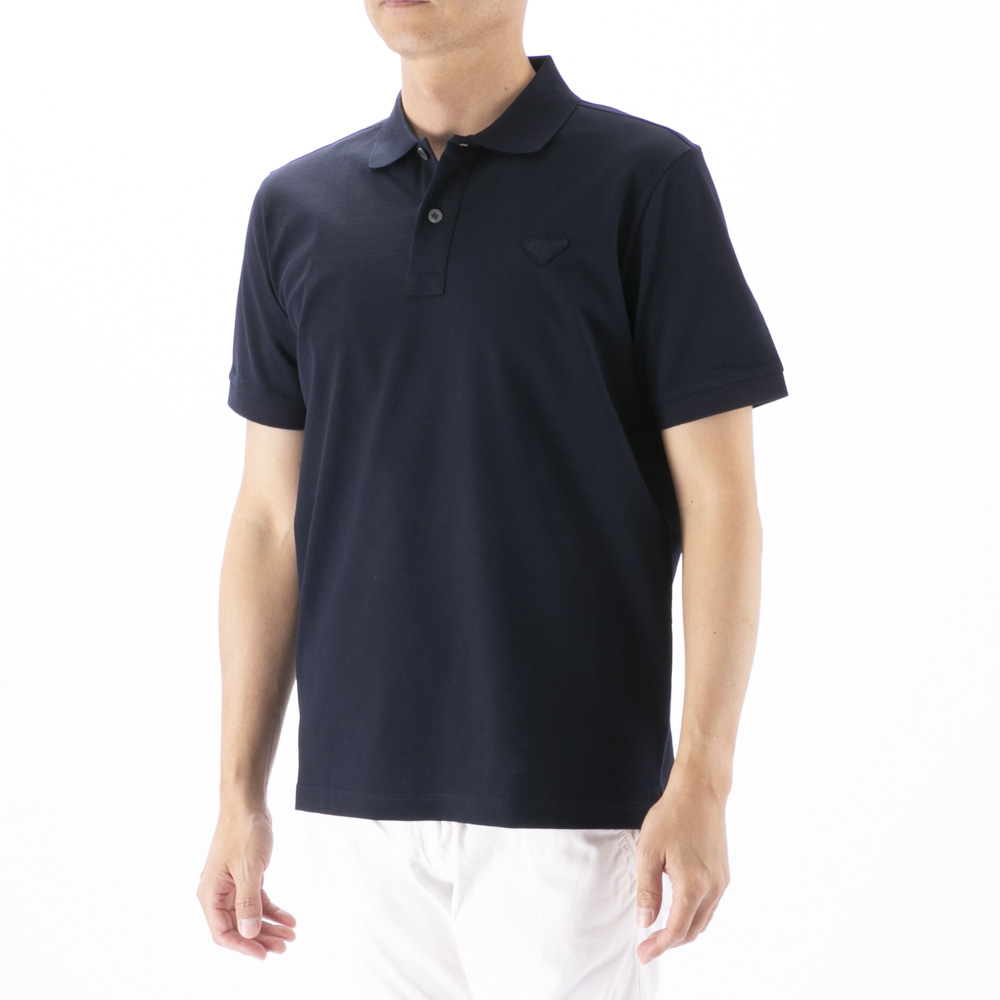 プラダ PRADA メンズトップス PIQUET ピケ 半袖ポロシャツ UJN444-XGS-F0009【FITHOUSE ONLINE SHOP】