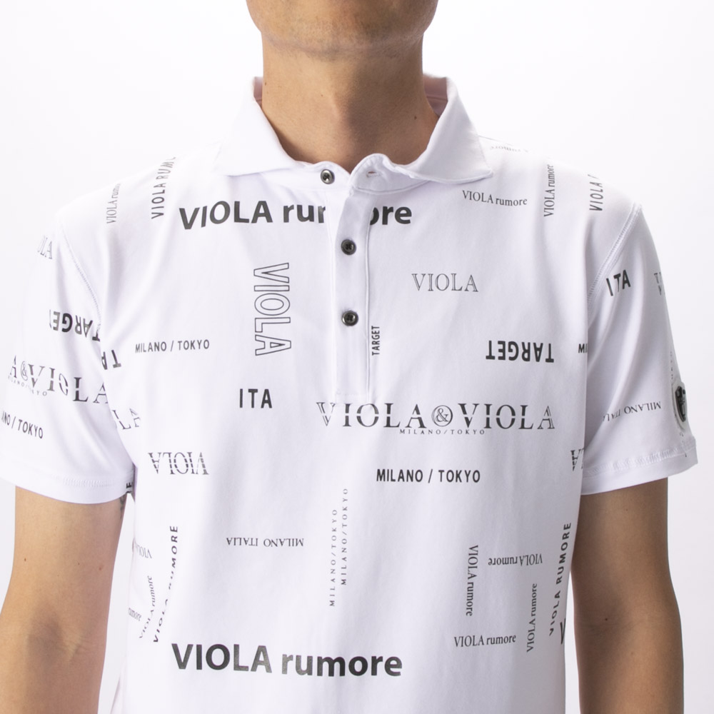 ヴィオラ VIOLA メンズトップス 総柄ポロシャツ Y52306-3-1【FITHOUSE ONLINE SHOP】
