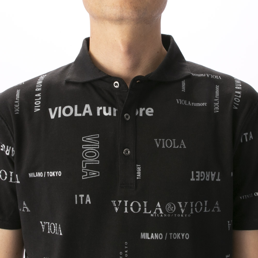 ヴィオラ VIOLA メンズトップス 総柄ポロシャツ Y52306-3-3【FITHOUSE ONLINE SHOP】