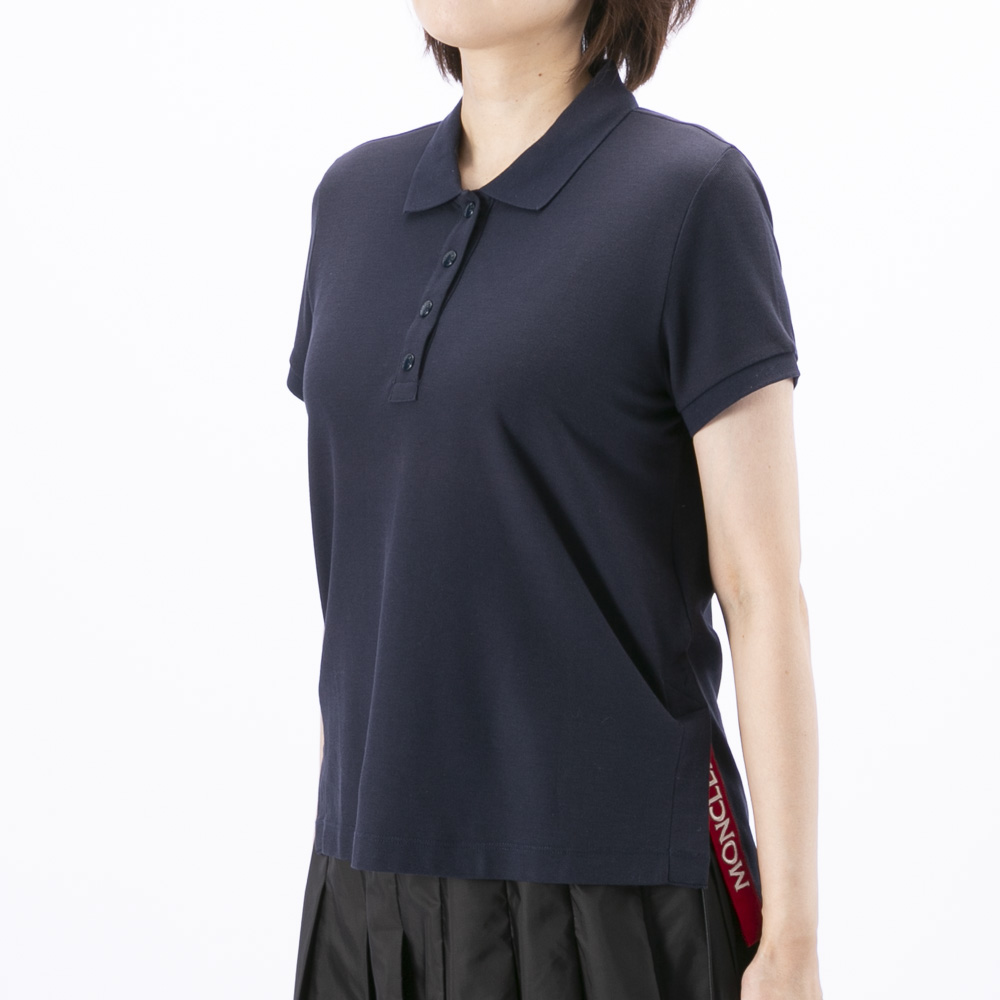 モンクレール MONCLER レディーストップス スリットロゴポロシャツ 8390600【FITHOUSE ONLINE SHOP】
