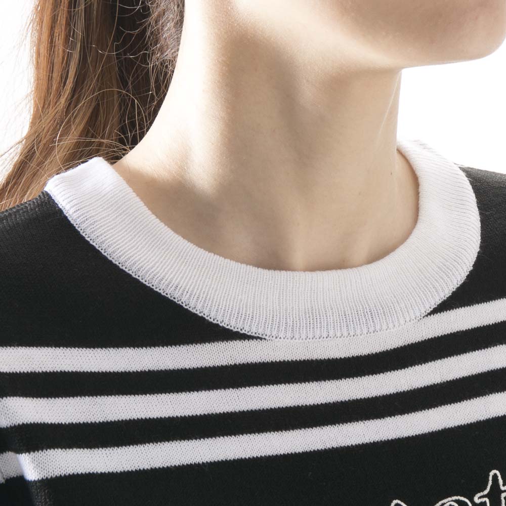 ターゲット targetto レディーストップス LINE LOGO STRIPE KNIT 3212KP2001【FITHOUSE ONLINE SHOP】