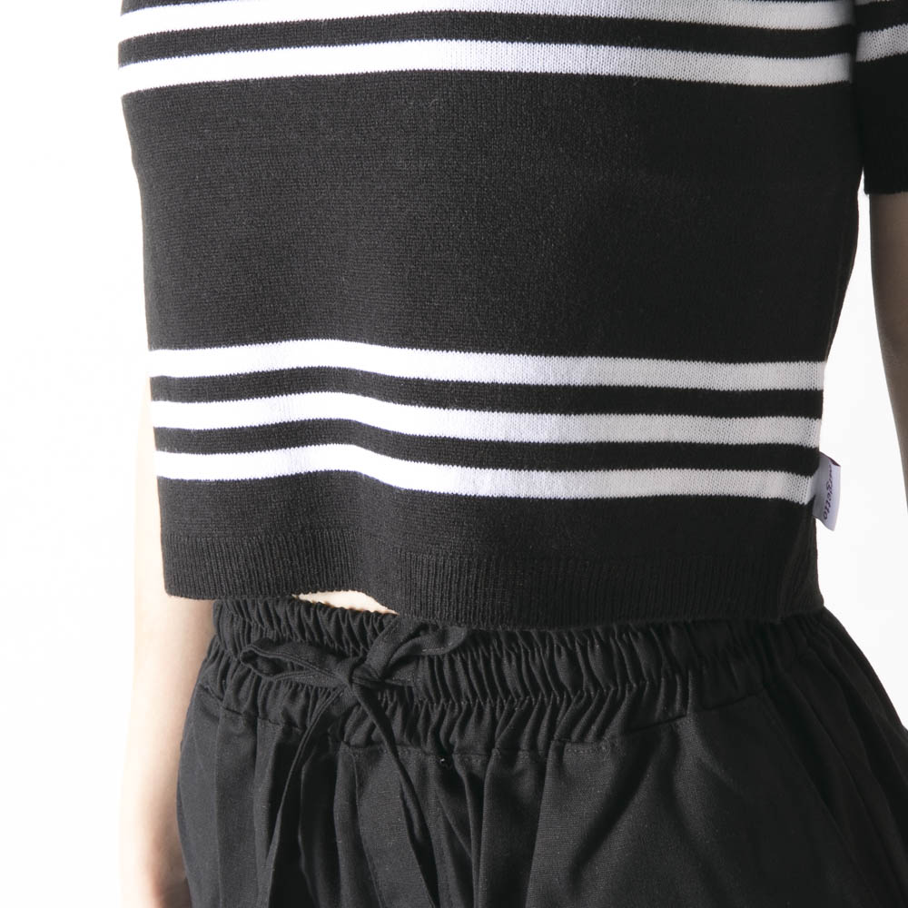 ターゲット targetto レディーストップス LINE LOGO STRIPE KNIT 3212KP2001【FITHOUSE ONLINE SHOP】