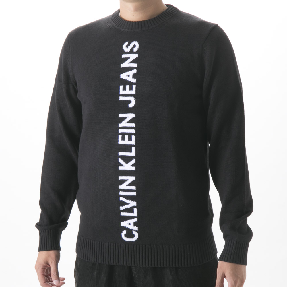 カルバンクラインジーンズ Calvin Klein Jeans メンズトップス Vertical Institutional Sweater J30j Fithouse Online Shop フィットハウス公式オンラインショップ Fit House Online Shop