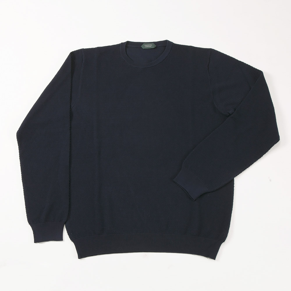 ザノーネ ZANONE メンズトップス クルーネックサマーニット 811902【FITHOUSE ONLINE SHOP】