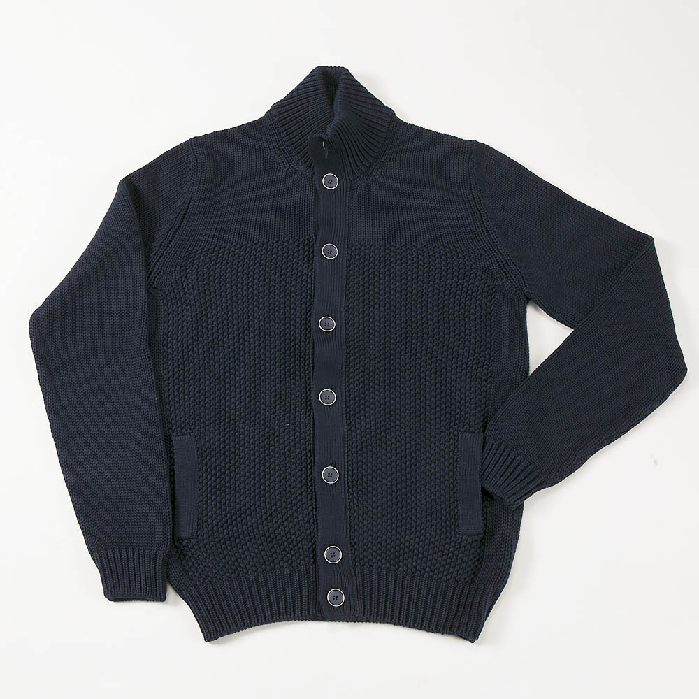 ザノーネ ZANONE 襟リブニットカーディガン 811943【FITHOUSE ONLINE SHOP】