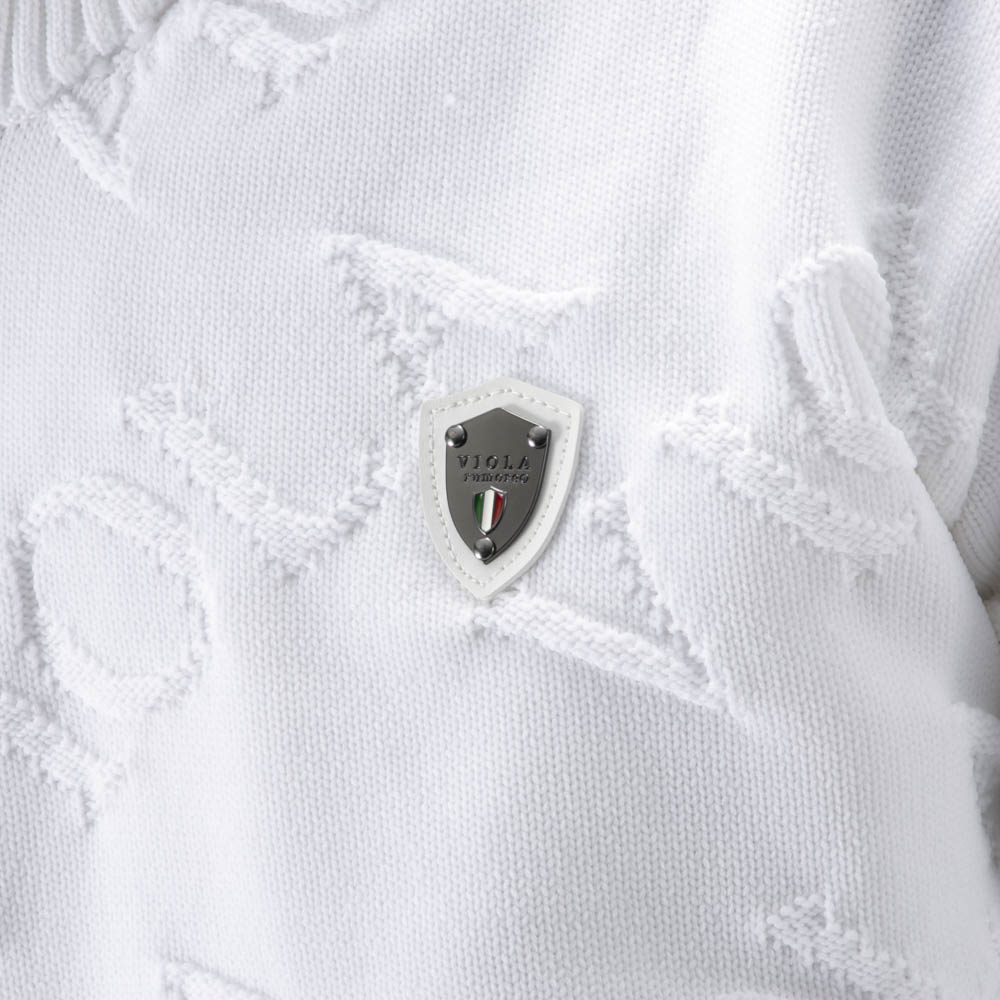 ヴィオラ VIOLA メンズトップス セーター・ニット 襟 ジップアップ Y62126【FITHOUSE ONLINE SHOP】