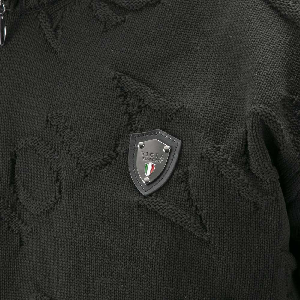 ヴィオラ VIOLA メンズトップス セーター・ニット 襟 ジップアップ Y62126【FITHOUSE ONLINE SHOP】