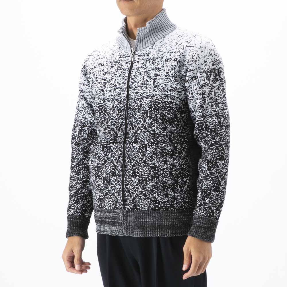 ヴィオラ VIOLA メンズアウター フルジップアップ ニット ジャケット グラデーション Y62127【FITHOUSE ONLINE SHOP】