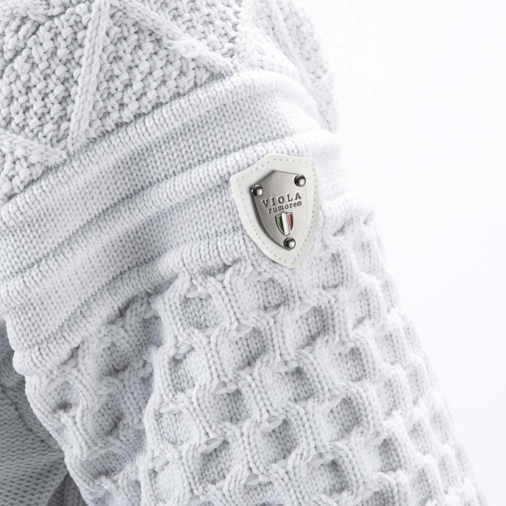 ヴィオラ VIOLA メンズアウター フルジップアップ ニット ジャケット アラン模様 Y62129【FITHOUSE ONLINE SHOP】