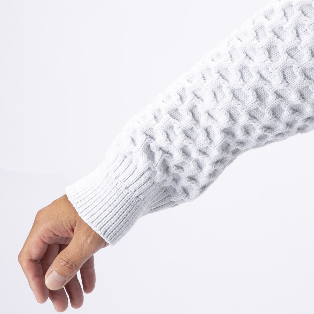 ヴィオラ VIOLA メンズアウター フルジップアップ ニット ジャケット アラン模様 Y62129【FITHOUSE ONLINE SHOP】