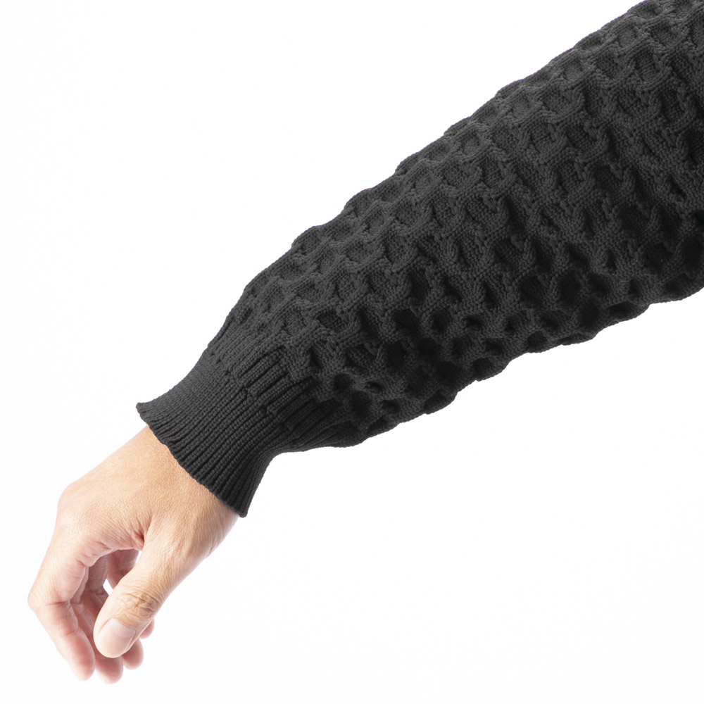 ヴィオラ VIOLA メンズアウター フルジップアップ ニット ジャケット アラン模様 Y62129【FITHOUSE ONLINE SHOP】