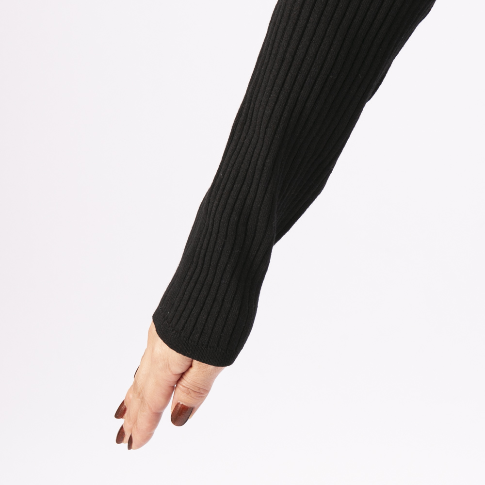 バントロア vingtrois レディーストップス フリルカラー リブニット (09) 986-12147【FITHOUSE ONLINE SHOP】