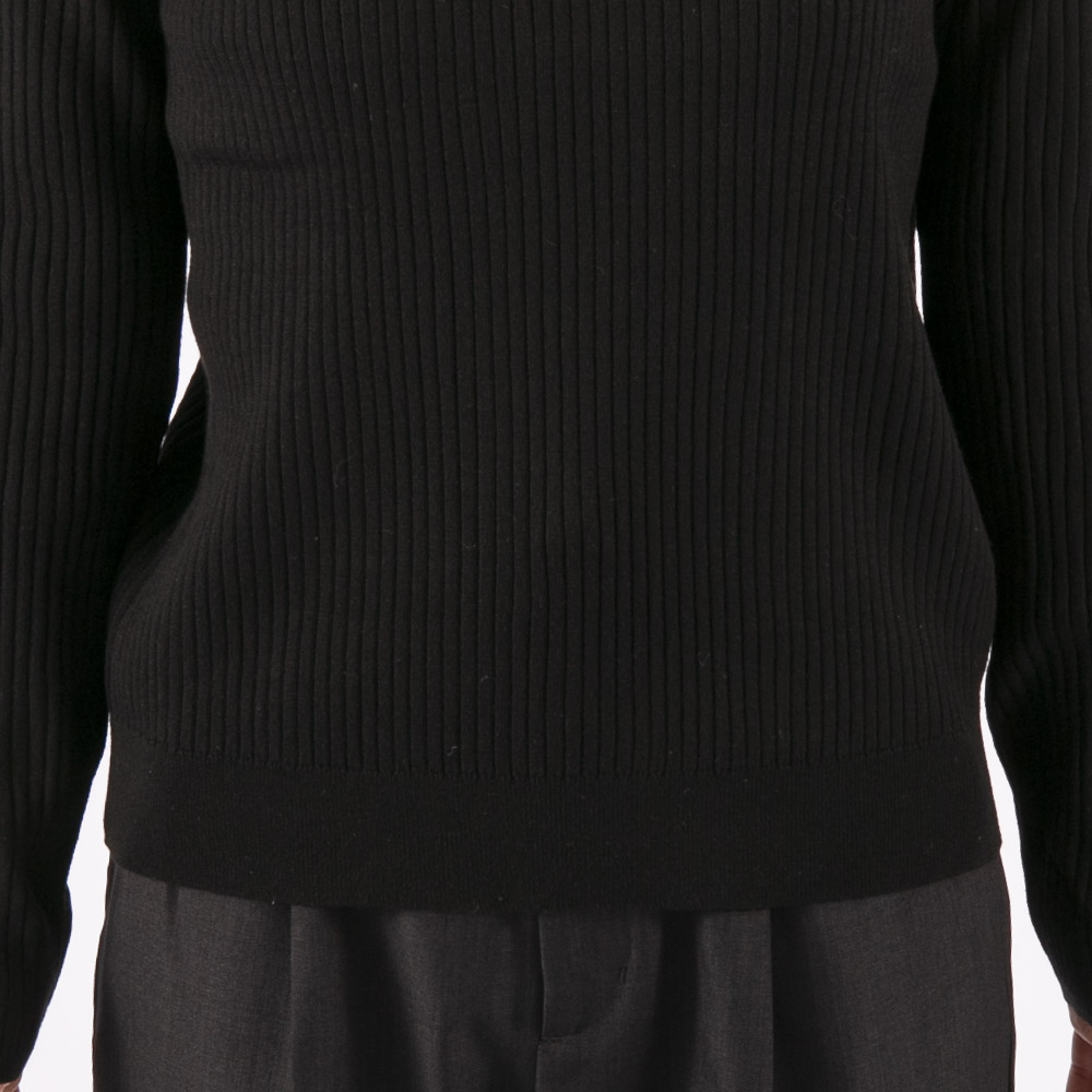 バントロア vingtrois レディーストップス フリルカラー リブニット (09) 986-12147【FITHOUSE ONLINE SHOP】