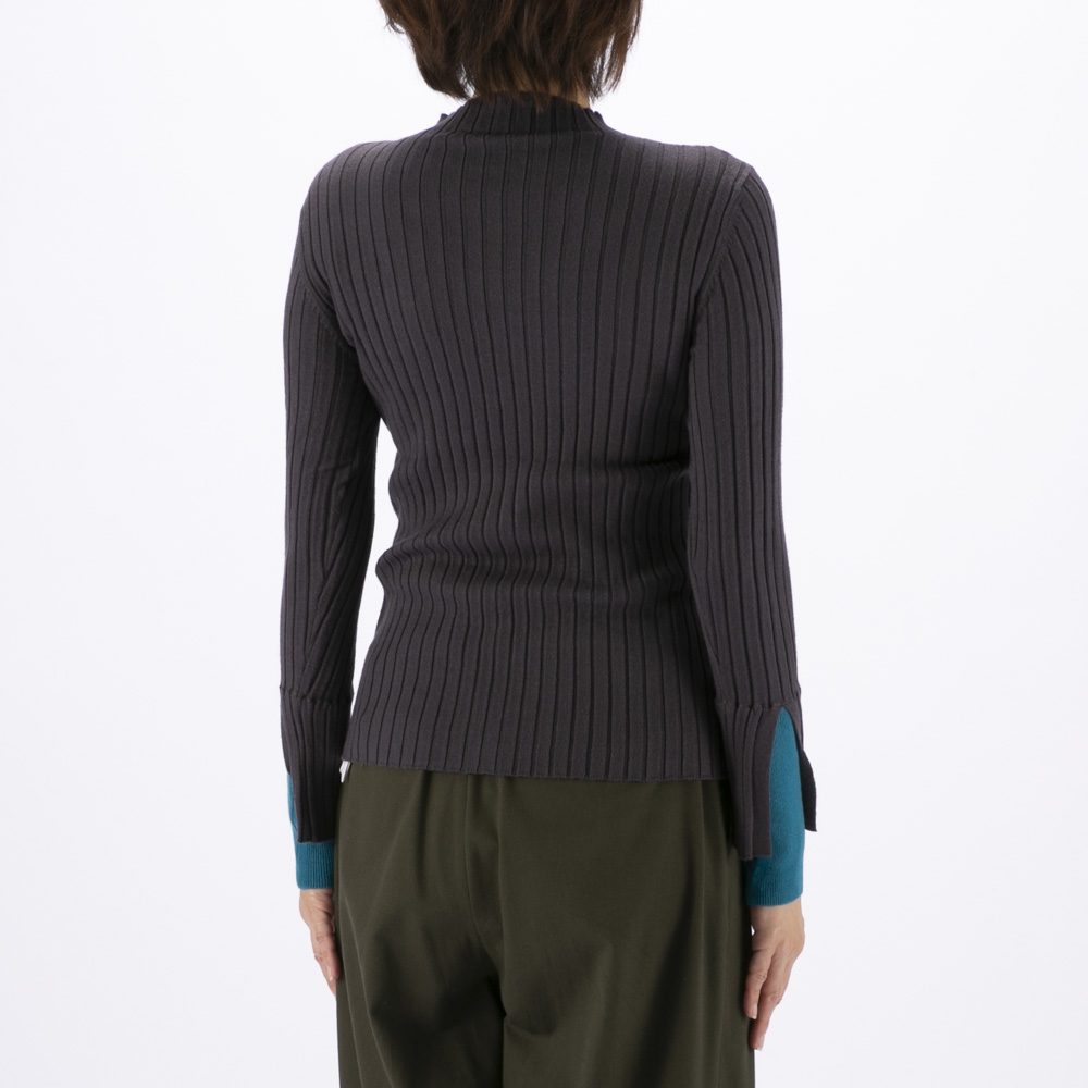 バントロア vingtrois バイカラー 配色リブニット 929-14110【FITHOUSE ONLINE SHOP】