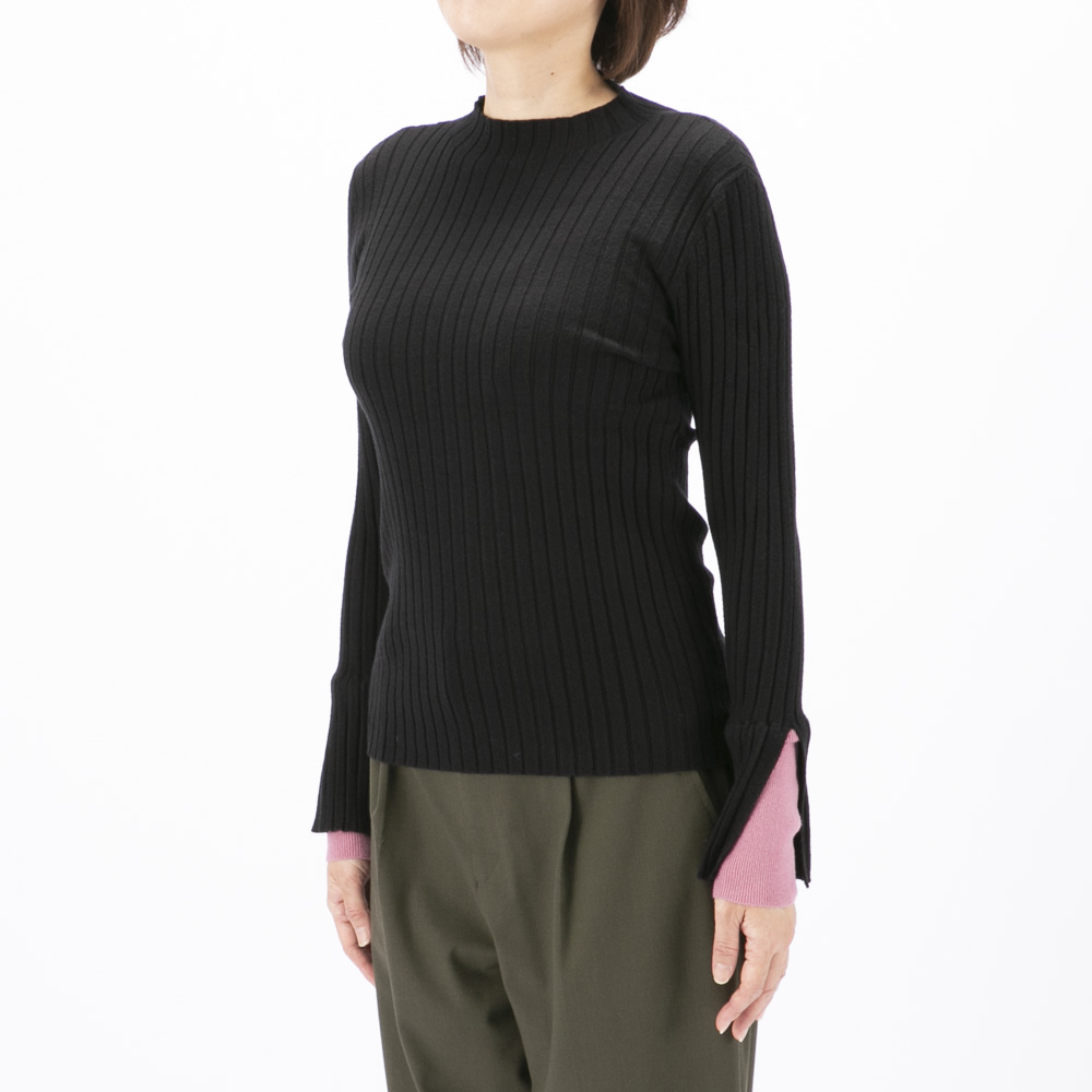 バントロア vingtrois バイカラー 配色リブニット 929-14110【FITHOUSE ONLINE SHOP】