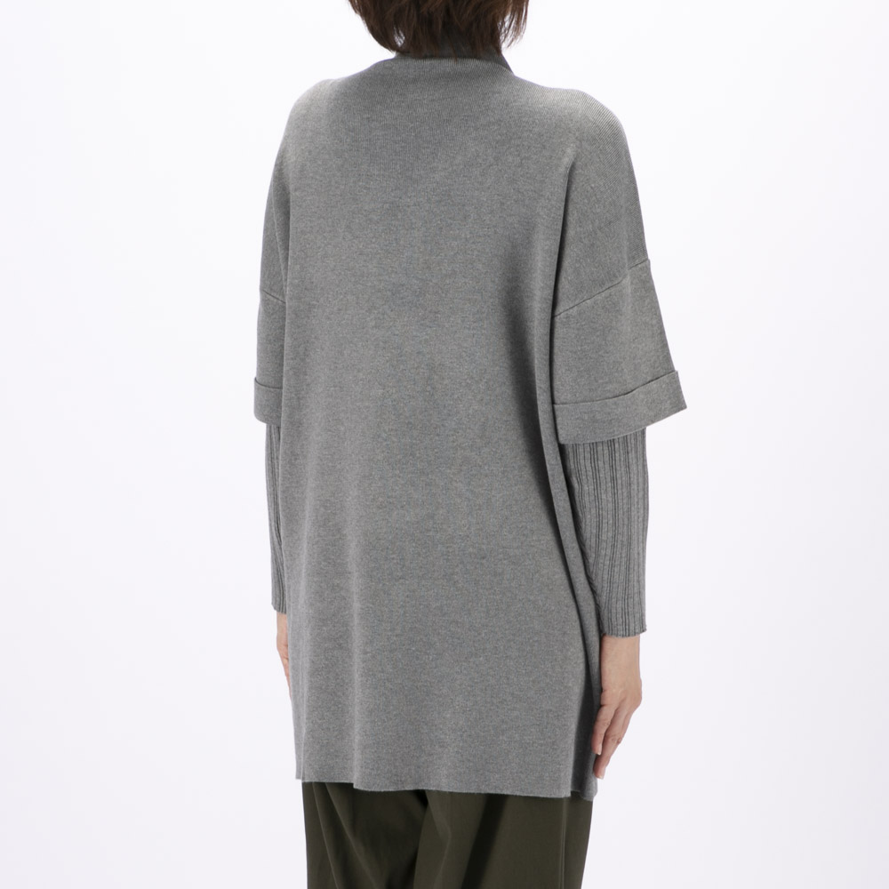 ノアジェ NOA-GE 袖リブ ニット チュニック 121-5599-9630/04【FITHOUSE ONLINE SHOP】