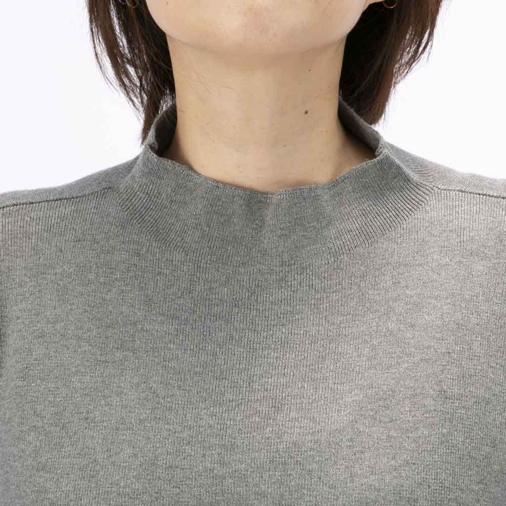 ノアジェ NOA-GE 袖リブ ニット チュニック 121-5599-9630/04【FITHOUSE ONLINE SHOP】