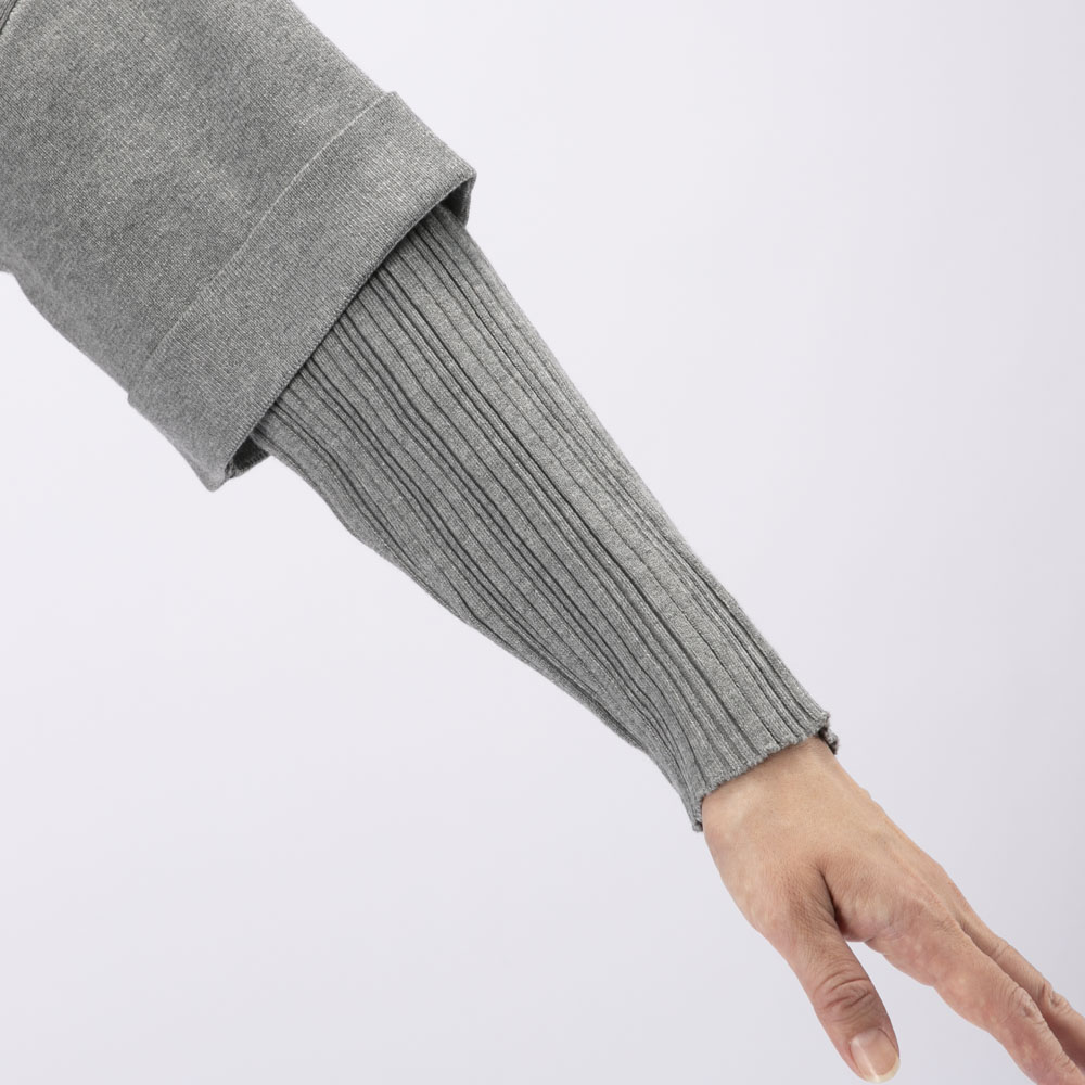 ノアジェ NOA-GE 袖リブ ニット チュニック 121-5599-9630/04【FITHOUSE ONLINE SHOP】
