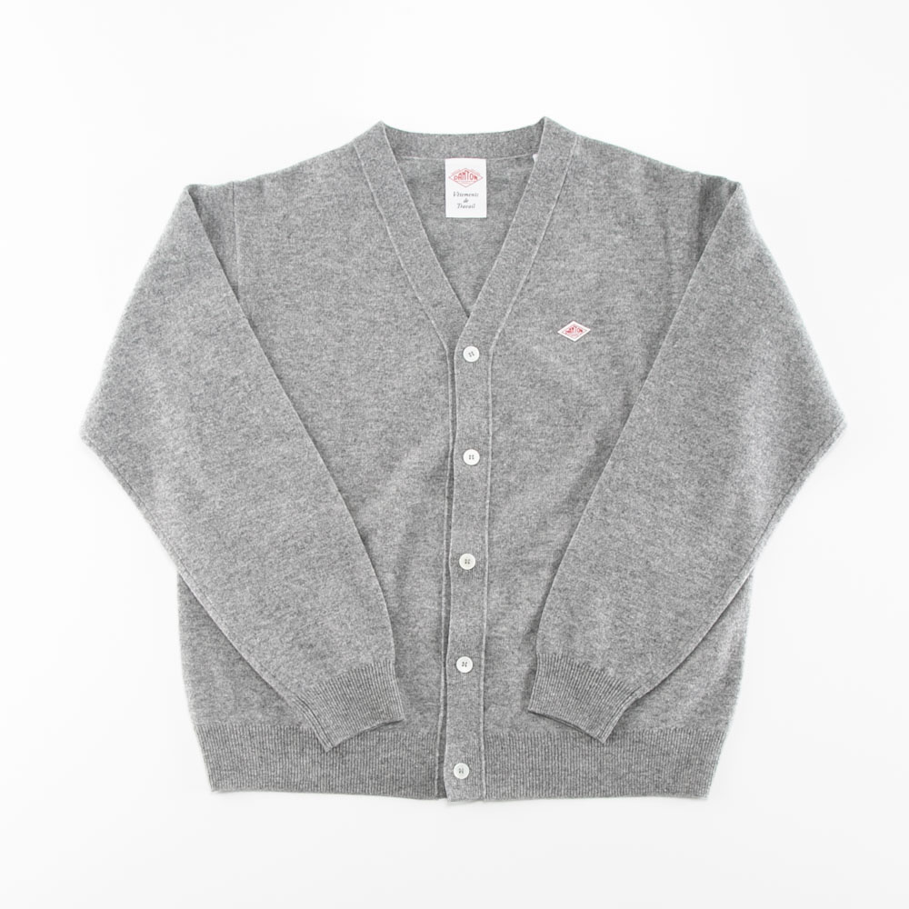 ダントン DANTON メンズトップス LAMBSWOOL V NECK KNIT CARDIGAN DT-D0030【FITHOUSE ONLINE SHOP】