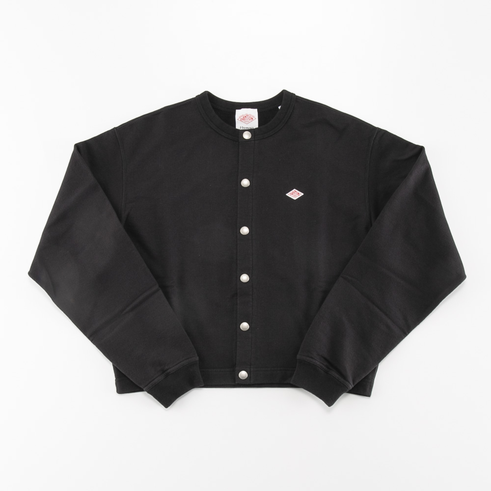 ダントン DANTON レディーストップス COTTON TERRY CREW NECK CARDIGAN #DT-C0312【FITHOUSE ONLINE SHOP】