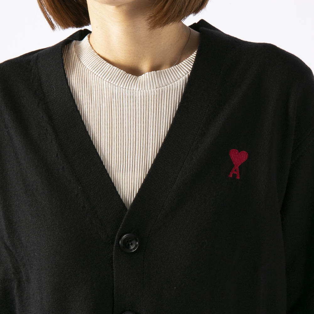 アミパリス AMI PARIS レディーストップス RED ADC CARDIGAN BFFKC111【FITHOUSE ONLINE SHOP】