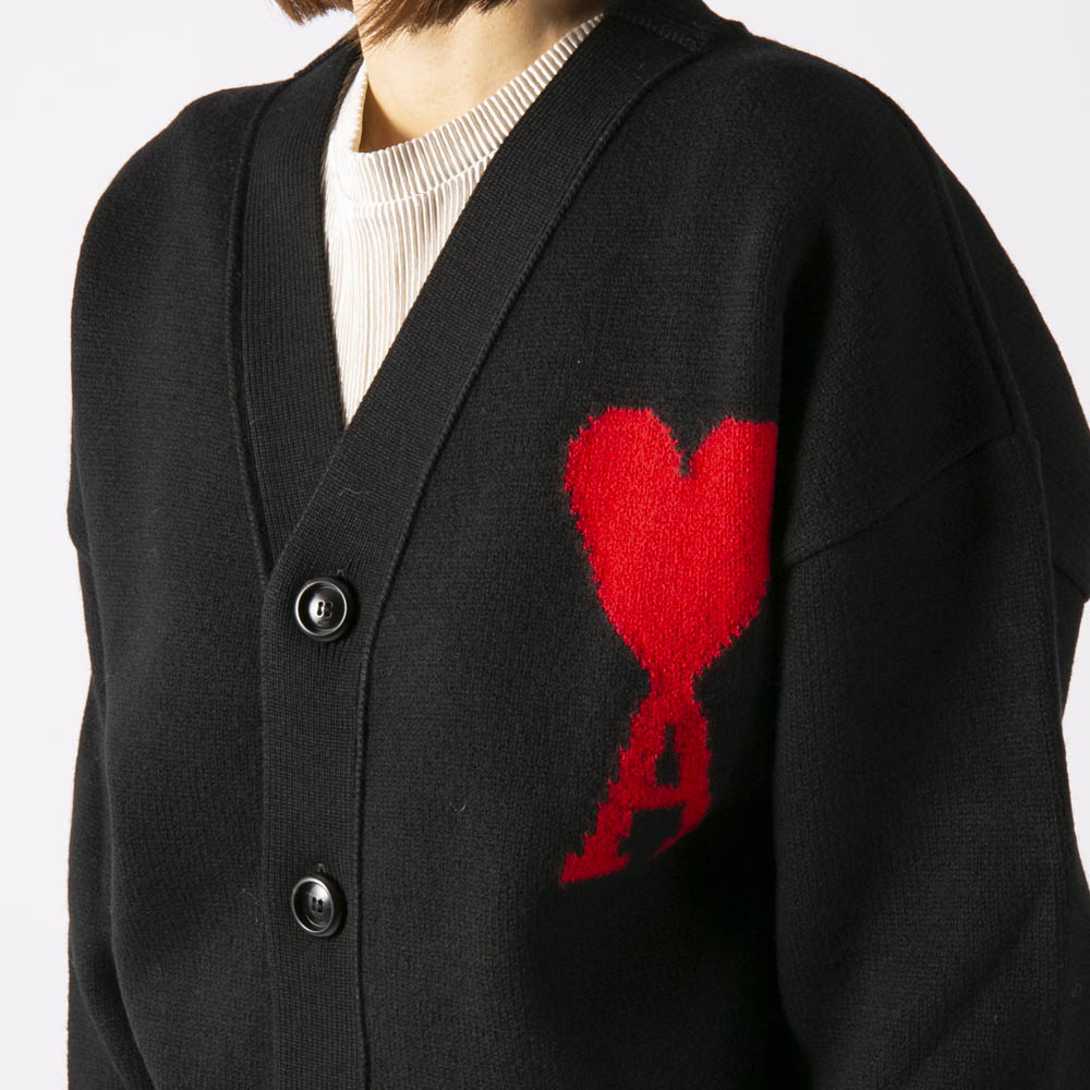 アミパリス AMI PARIS レディーストップス AMI DE COEUR CARDIGAN BFUKC002【FITHOUSE ONLINE SHOP】