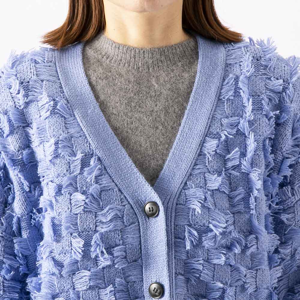 バントロア vingtrois レディーストップス カットフリンジ Vカーデ (85) 923-12115【FITHOUSE ONLINE SHOP】