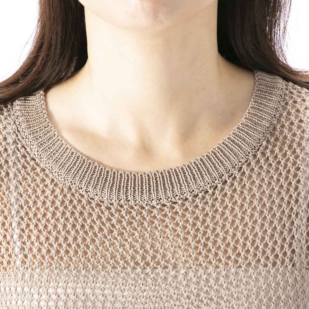 ノアジェ NOA-GE レディーストップス メッシュニットベスト 127-4209-9252【FITHOUSE ONLINE SHOP】
