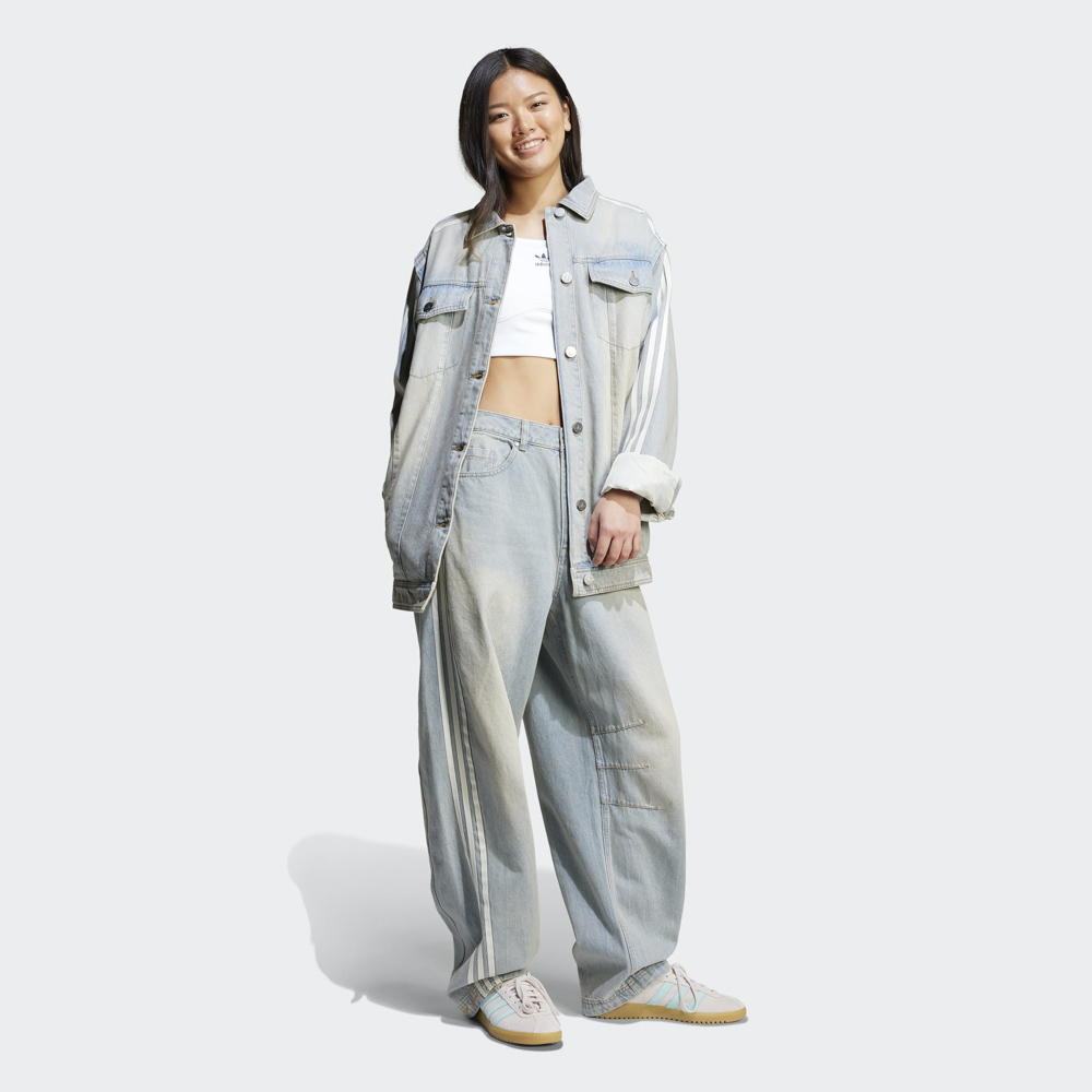アディダスオリジナルス adidas originals レディースボトムス Adilenium シーズン 3 バナナフィット ウォッシュドデニムパンツ JX9212【FITHOUSE ONLINE SHOP】