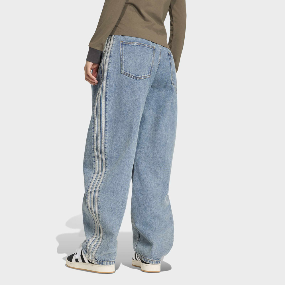 アディダスオリジナルス adidas originals レディースボトムス ハイライズ バレルレッグ デニムパンツ KQ6476【FITHOUSE ONLINE SHOP】