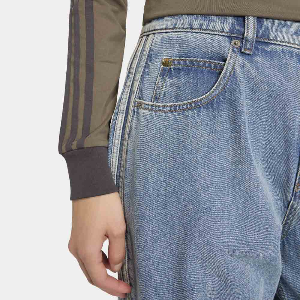 アディダスオリジナルス adidas originals レディースボトムス ハイライズ バレルレッグ デニムパンツ KQ6476【FITHOUSE ONLINE SHOP】