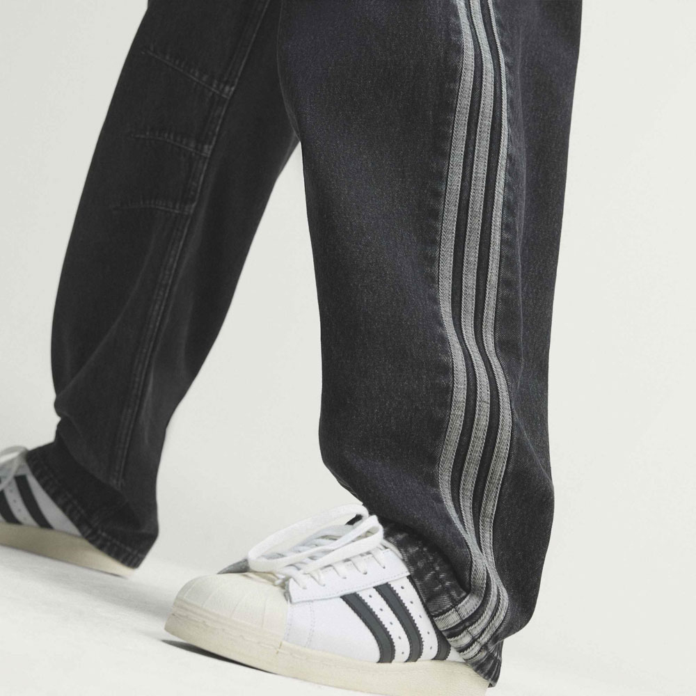 アディダスオリジナルス adidas originals レディースボトムス ハイライズ バレルレッグ デニムパンツ KQ6474【FITHOUSE ONLINE SHOP】