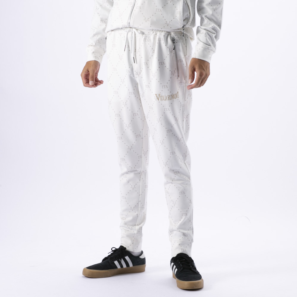 ヴィオラ VIOLA メンズボトムス ストレッチ ロングパンツ 総柄 Y62115【FITHOUSE ONLINE SHOP】