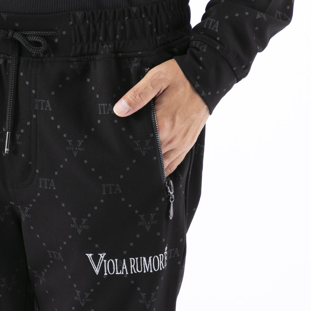 ヴィオラ VIOLA メンズボトムス ストレッチ ロングパンツ 総柄 Y62115【FITHOUSE ONLINE SHOP】