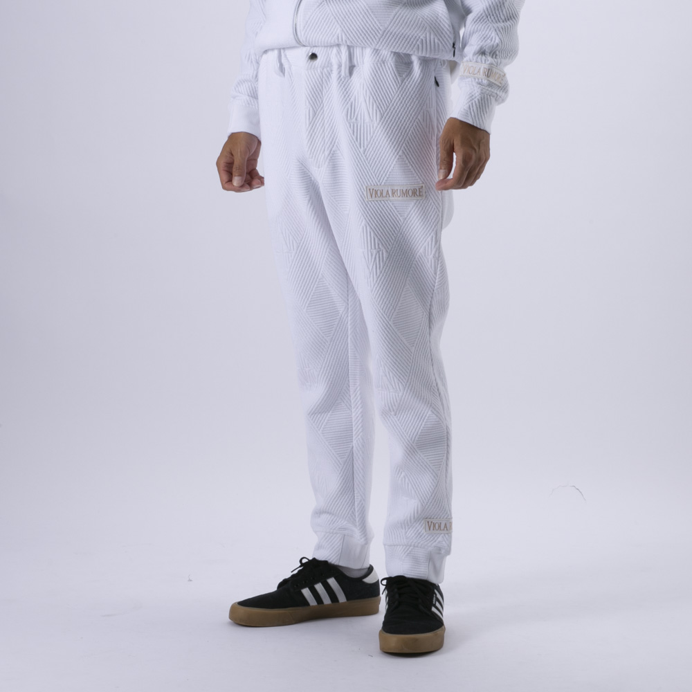 ヴィオラ VIOLA メンズボトムス ロングパンツ ジャガード リブ 接結 Y62132【FITHOUSE ONLINE SHOP】