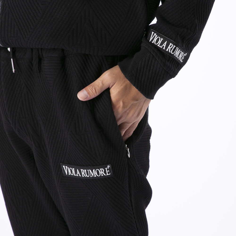 ヴィオラ VIOLA メンズボトムス ロングパンツ ジャガード リブ 接結 Y62132【FITHOUSE ONLINE SHOP】