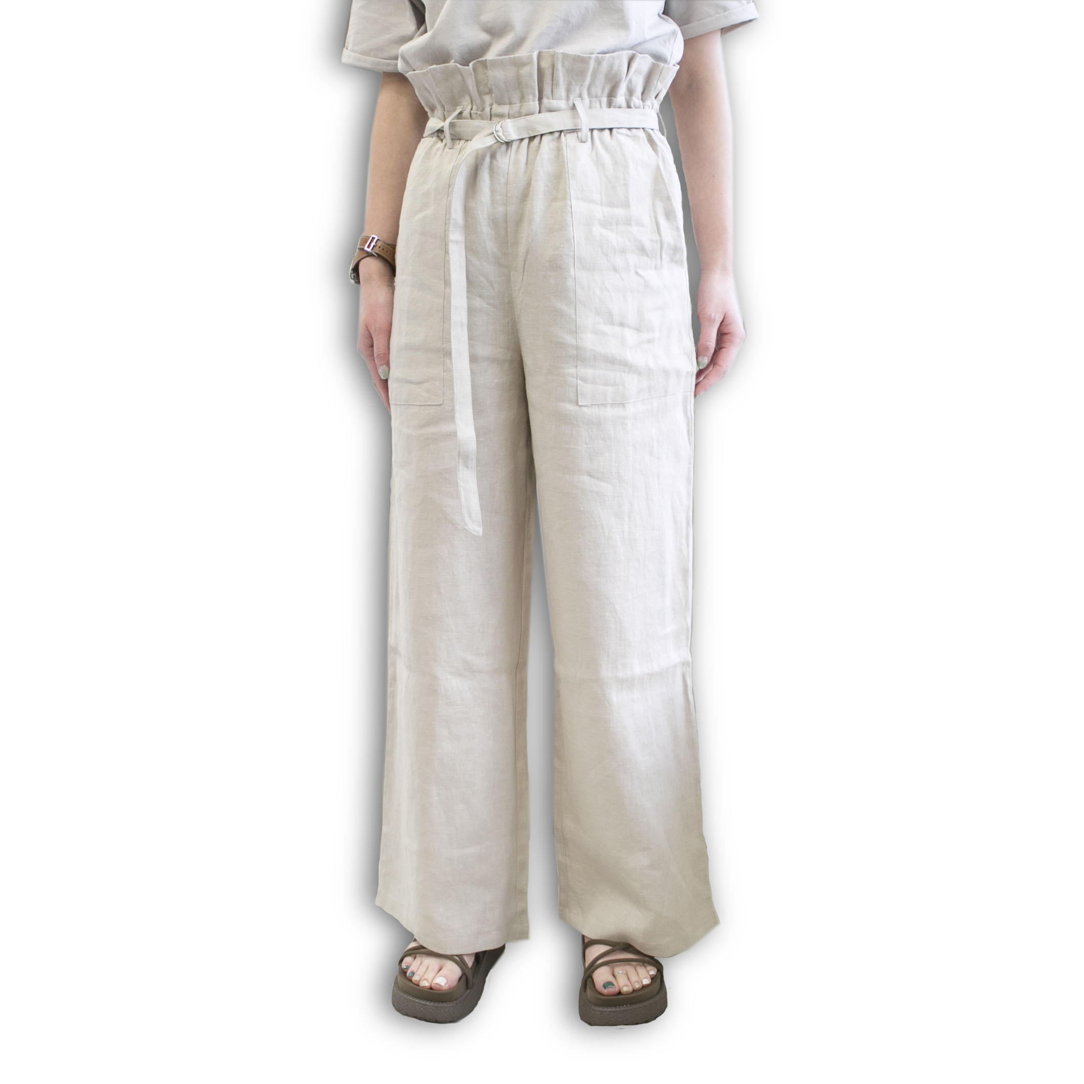 エルドアンジュ Aile De Ange 麻ワイドパンツ Ada2 0054f Fithouse Online Shop フィットハウス公式オンラインショップ Fit House Online Shop