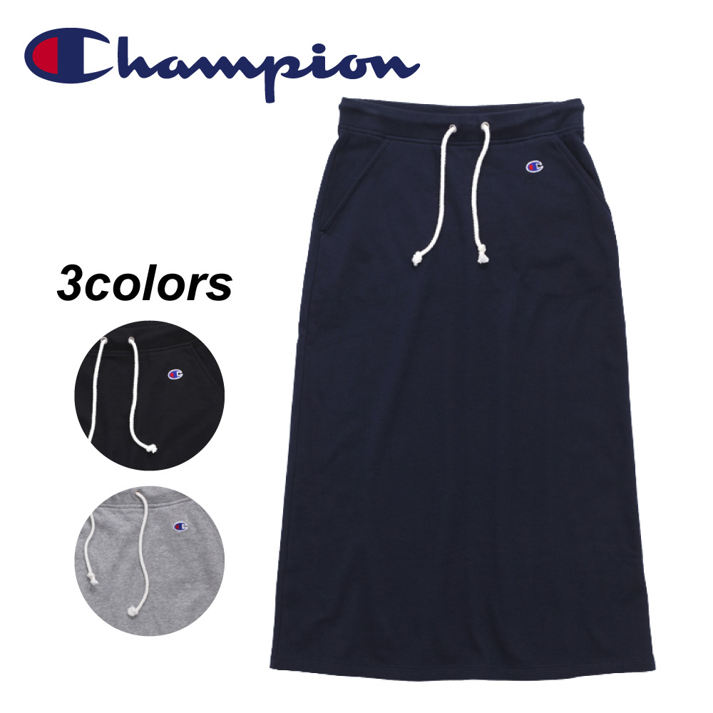 チャンピオン champion スカート LONG SWEAT SKIRT CW-K220【FITHOUSE ONLINE SHOP】