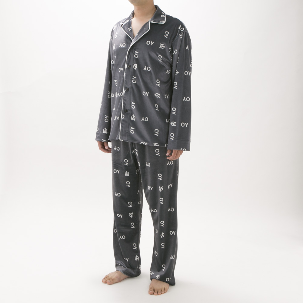 オーワイ OY メンズパジャマ VELVET LOGO HOME WEAR SET【FITHOUSE ONLINE SHOP】