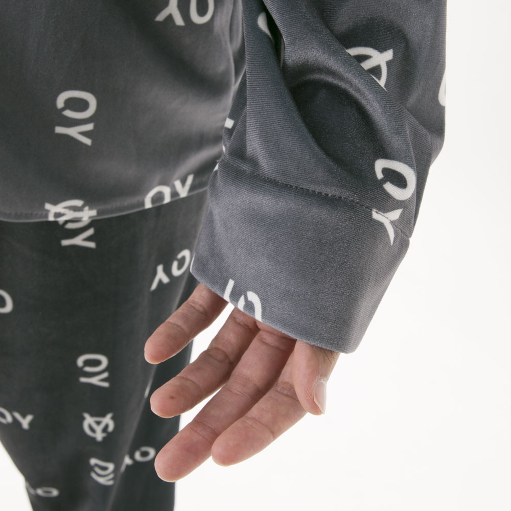 オーワイ OY メンズパジャマ VELVET LOGO HOME WEAR SET